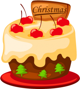 a christmas cake